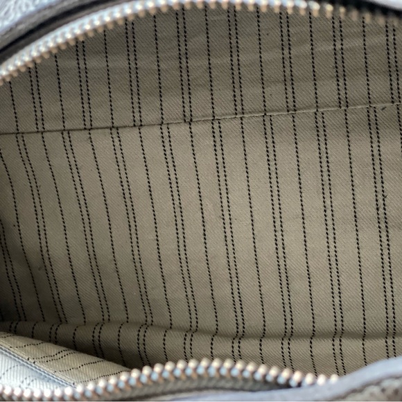 Frye Melissa Satchel in Distressed Gray Leather - Picture 8 of 11